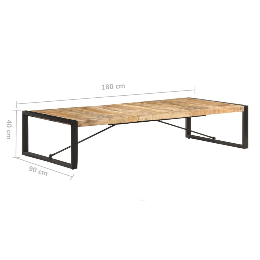 Salontafel Zwart 180 x 90 x 40 cm