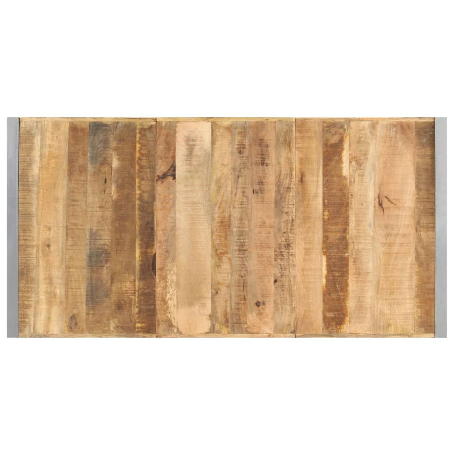 Salontafel Grijs 180 x 90 x 40 cm Ruw mangohout