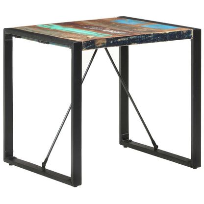 Eettafel 70X70X75 Cm Massief Gerecycled Hout