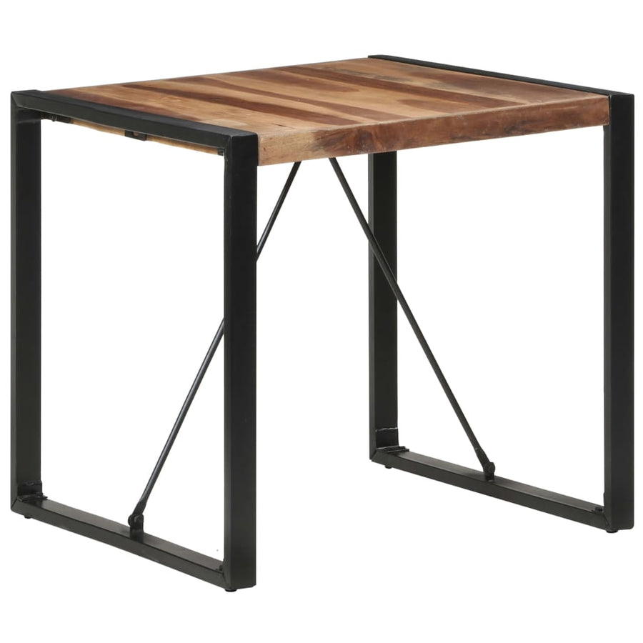 Eettafel 80x80x75 cm massief hout