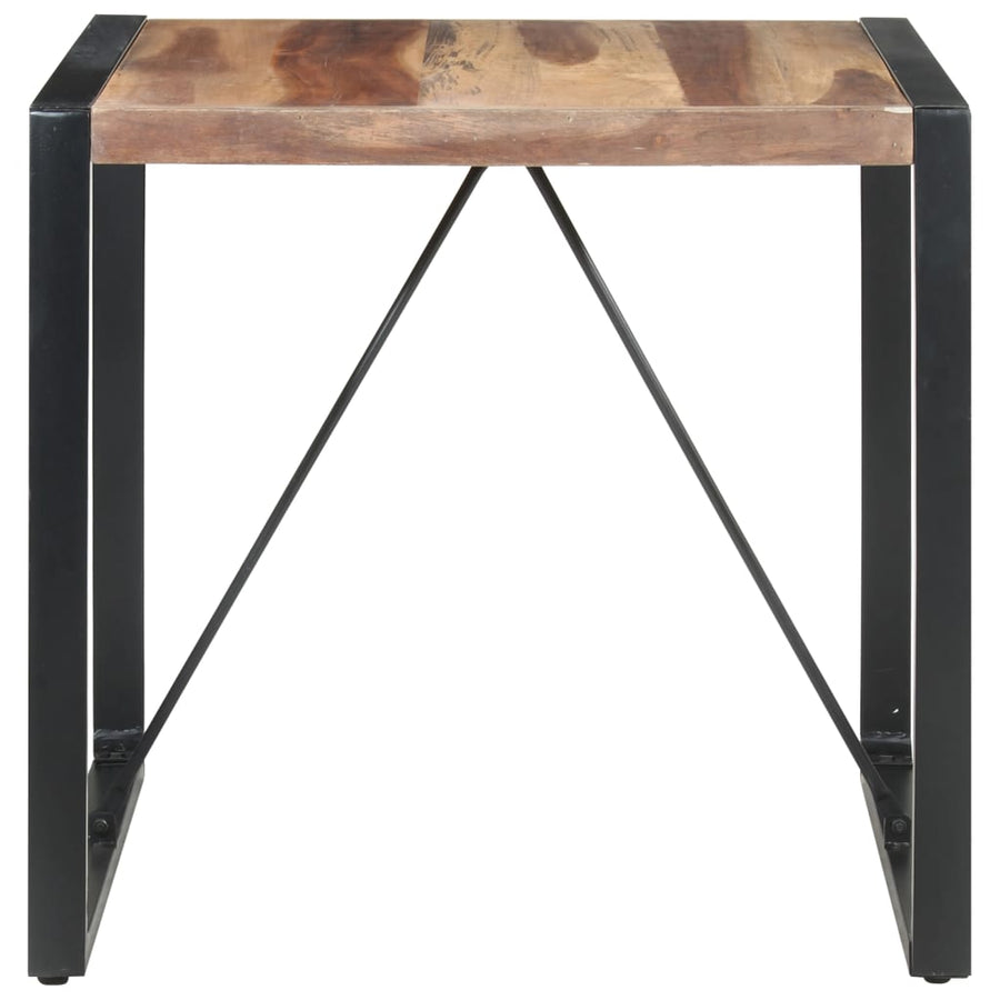 Eettafel 80x80x75 cm massief hout