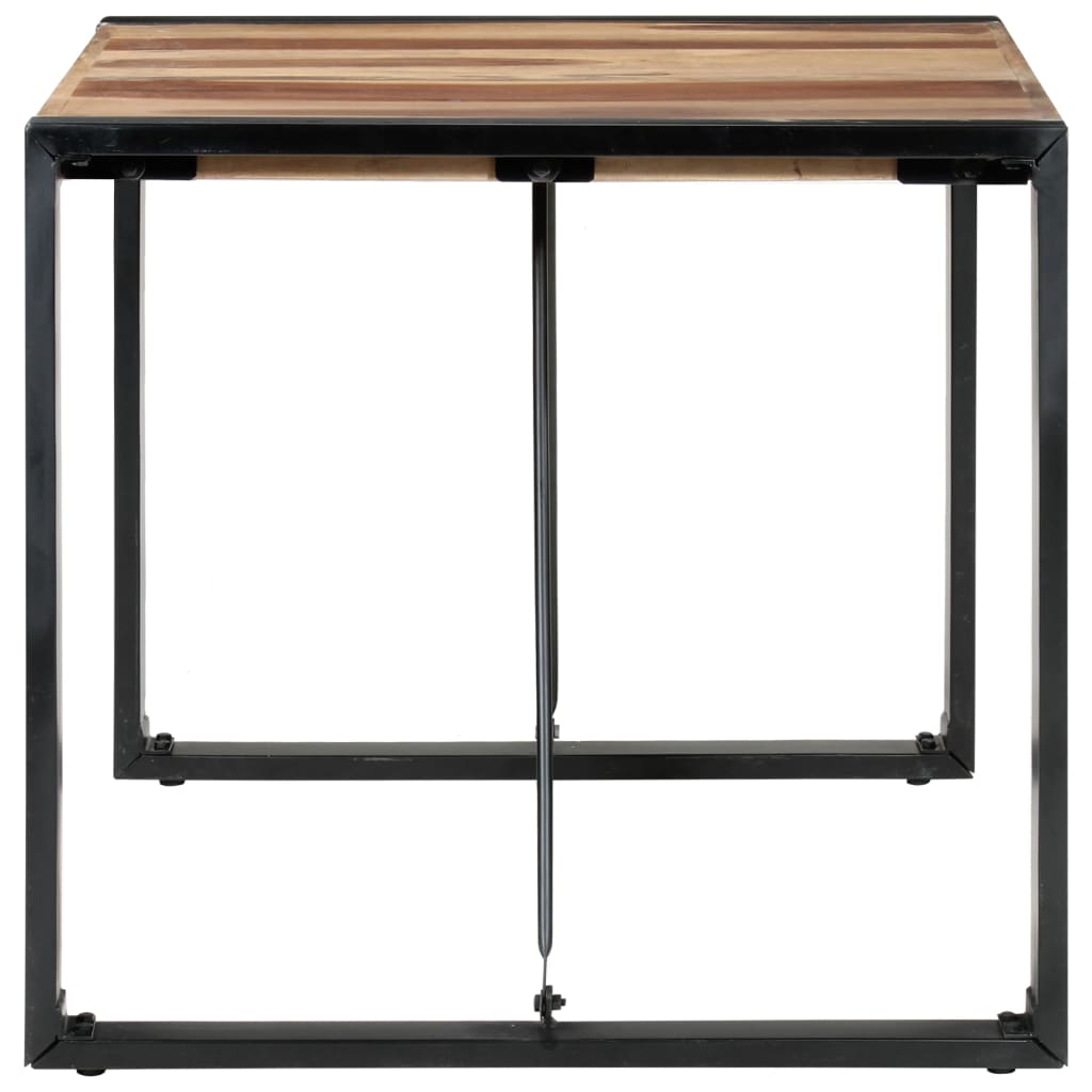 Eettafel 80x80x75 cm massief hout