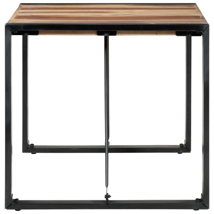 Eettafel 80x80x75 cm massief hout