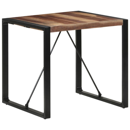 Eettafel 80x80x75 cm massief hout
