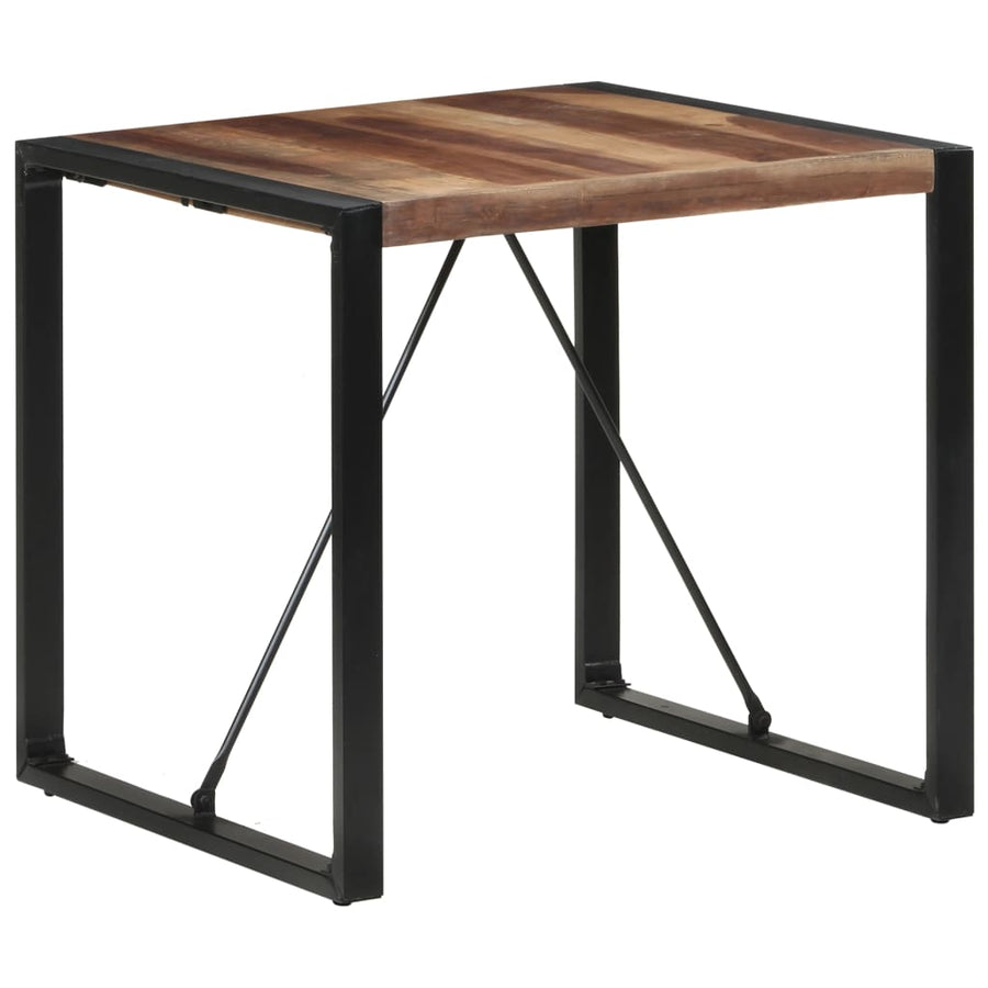 Eettafel 80x80x75 cm massief hout