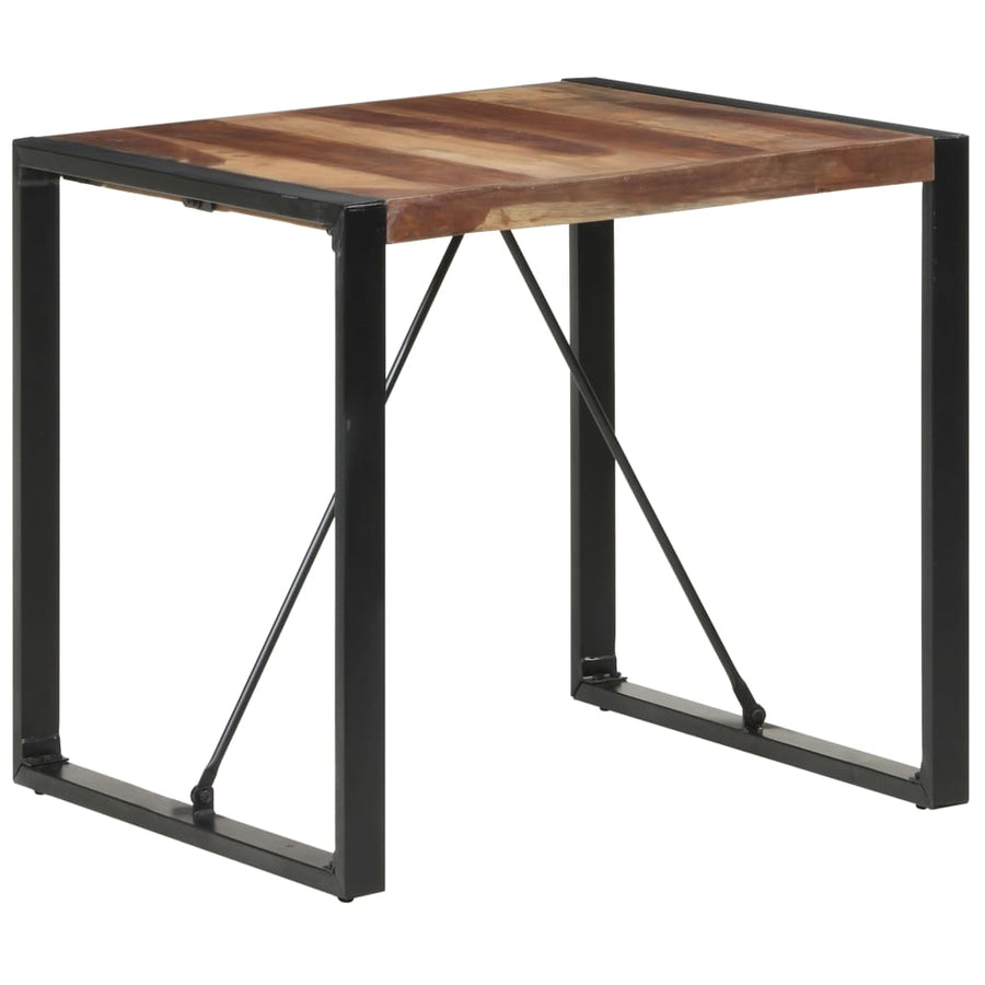 Eettafel 80x80x75 cm massief hout