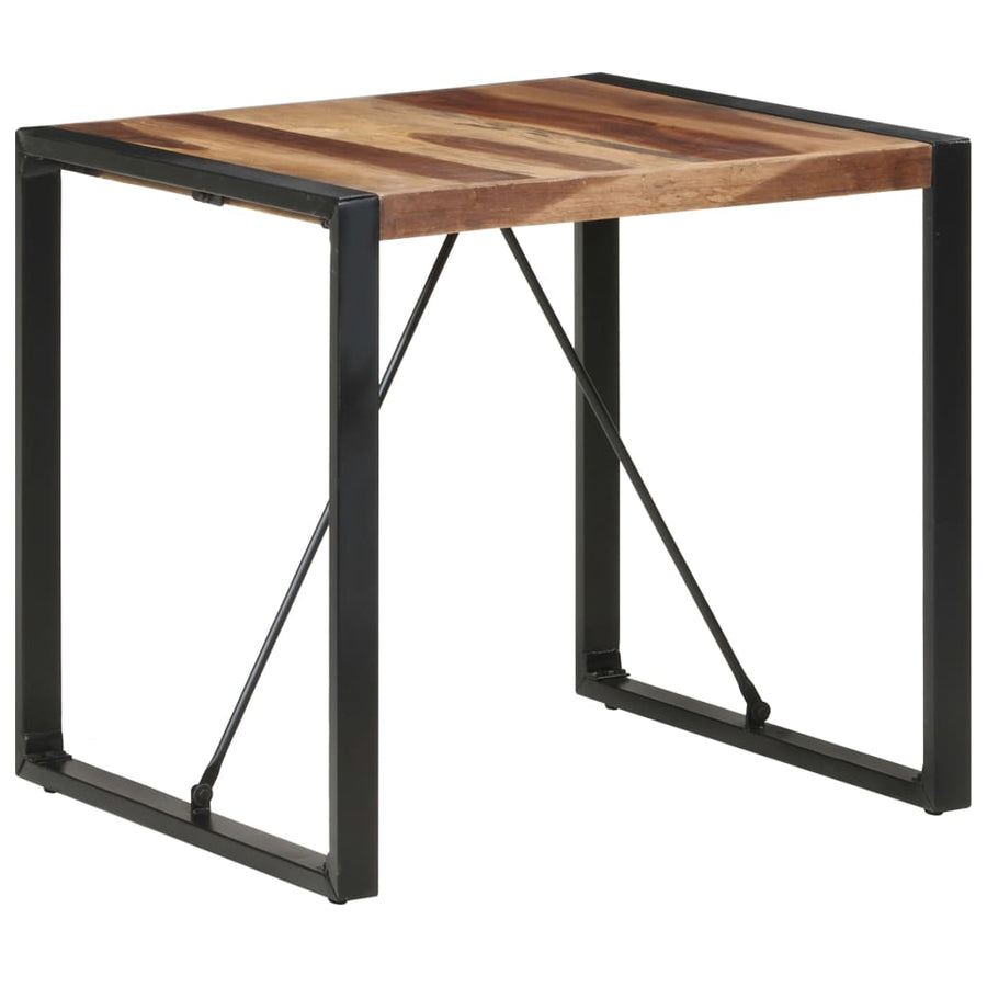 Eettafel 80x80x75 cm massief hout