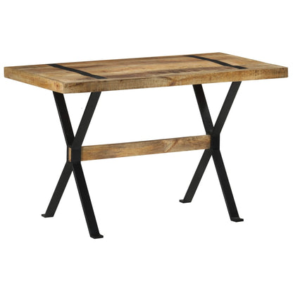 Eettafel 120 x 60 x 76 cm Ruw mangohout
