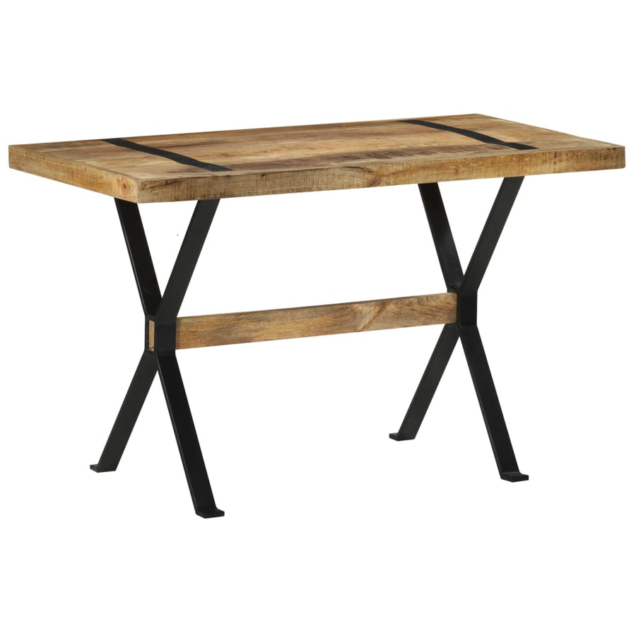Eettafel 120 x 60 x 76 cm Ruw mangohout