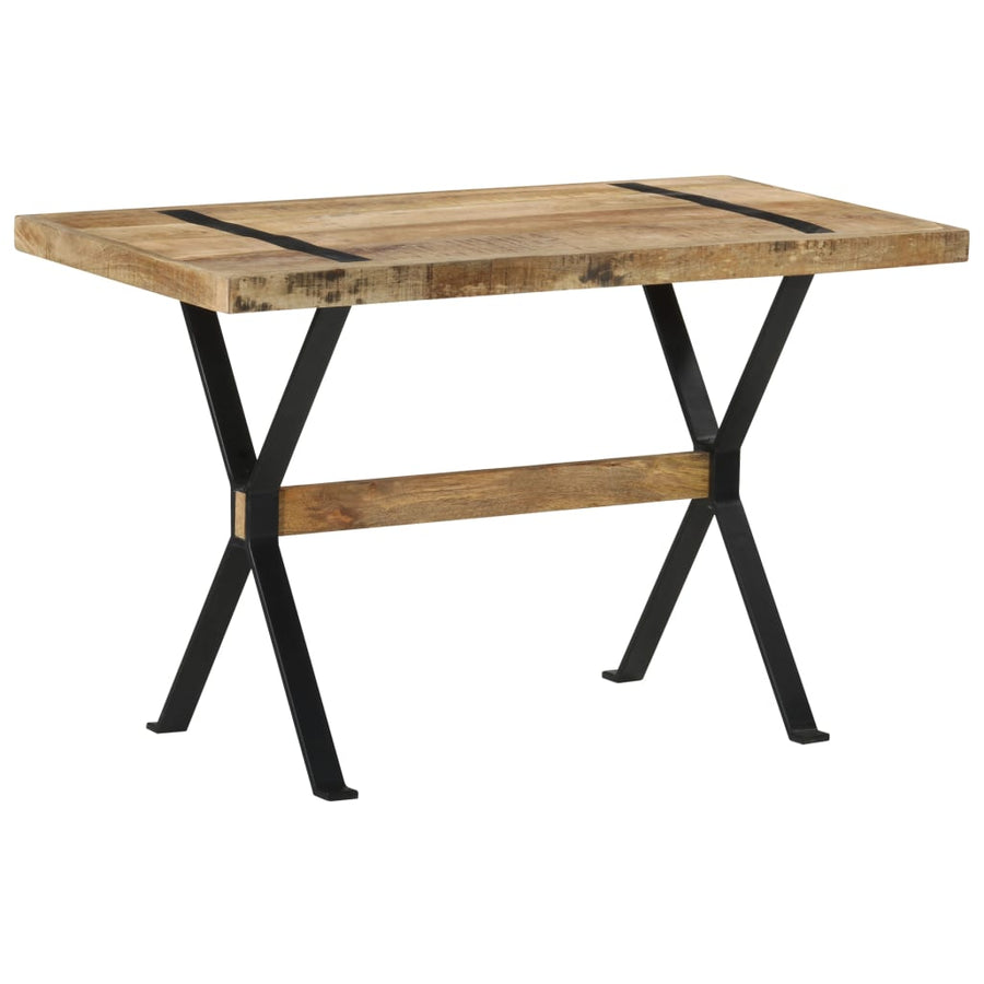 Eettafel 120 x 60 x 76 cm Ruw mangohout
