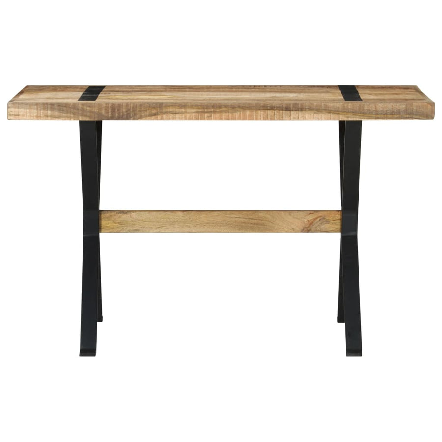 Eettafel 120 x 60 x 76 cm Ruw mangohout