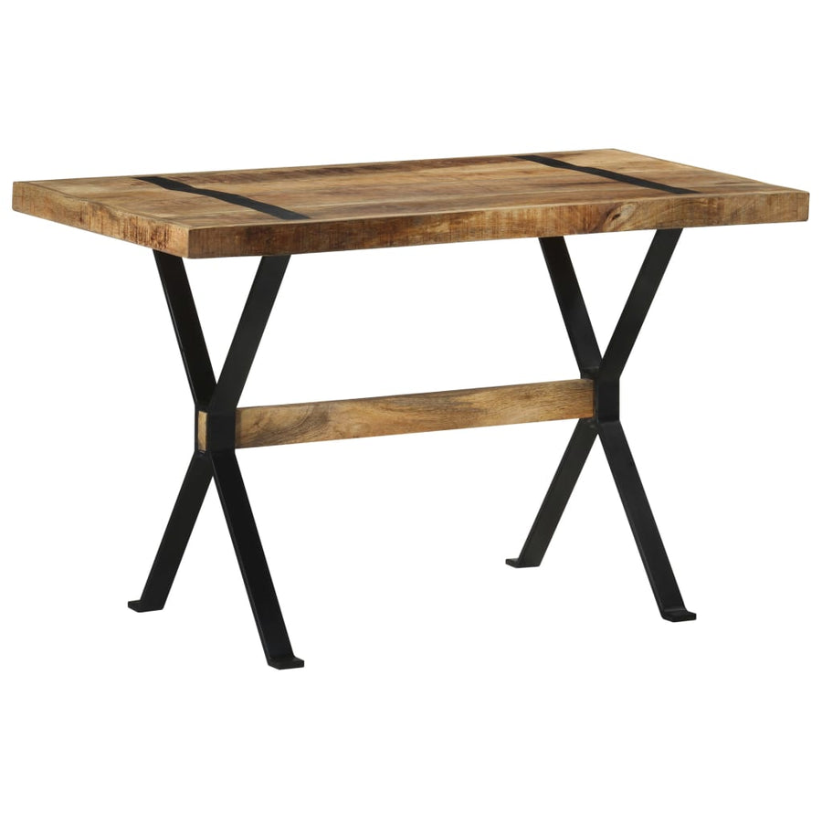 Eettafel 120 x 60 x 76 cm Ruw mangohout