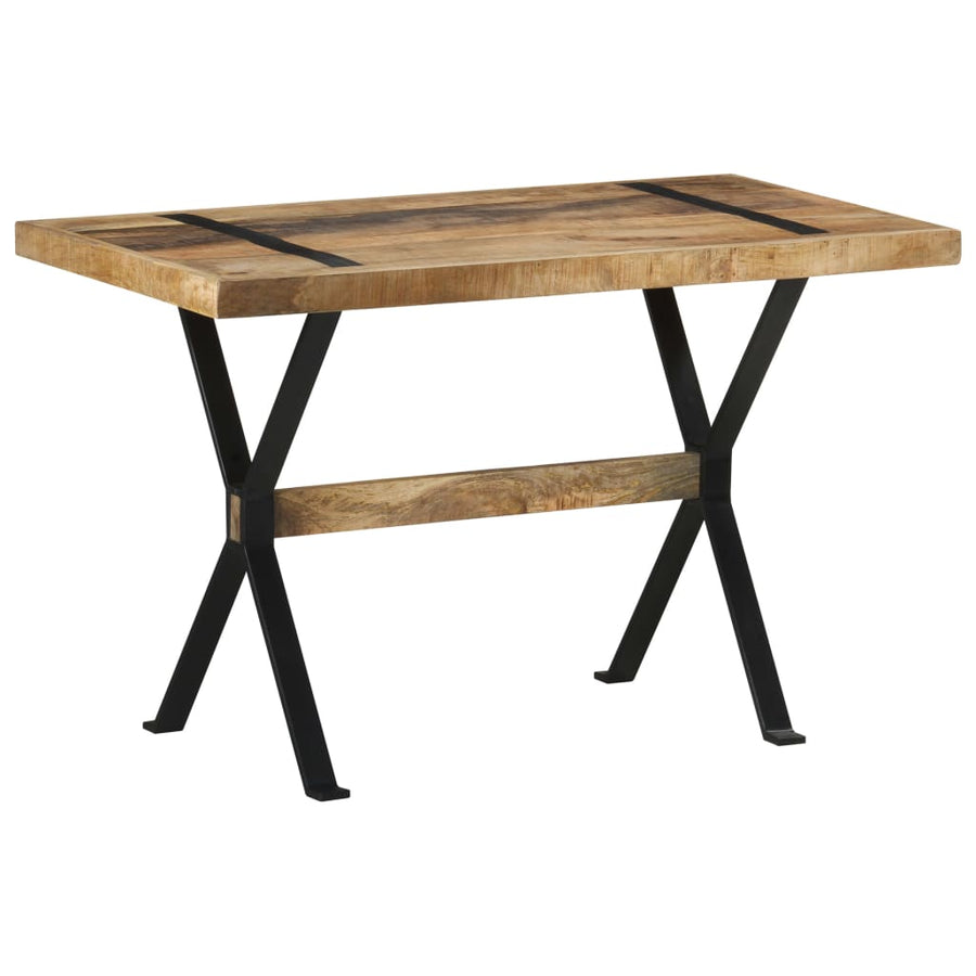 Eettafel 120 x 60 x 76 cm Ruw mangohout