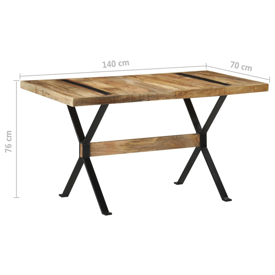 Eettafel 140 x 70 x 76 cm