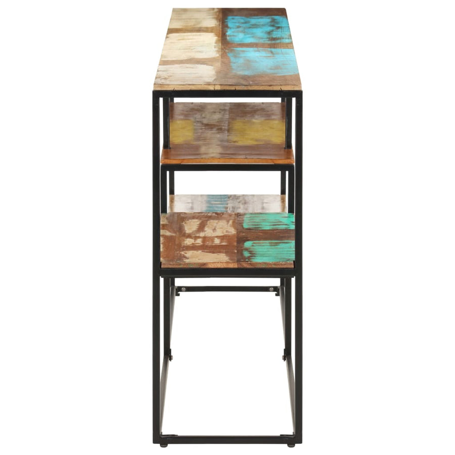 Dressoir 150X30X75 Cm massief gerecycled hout