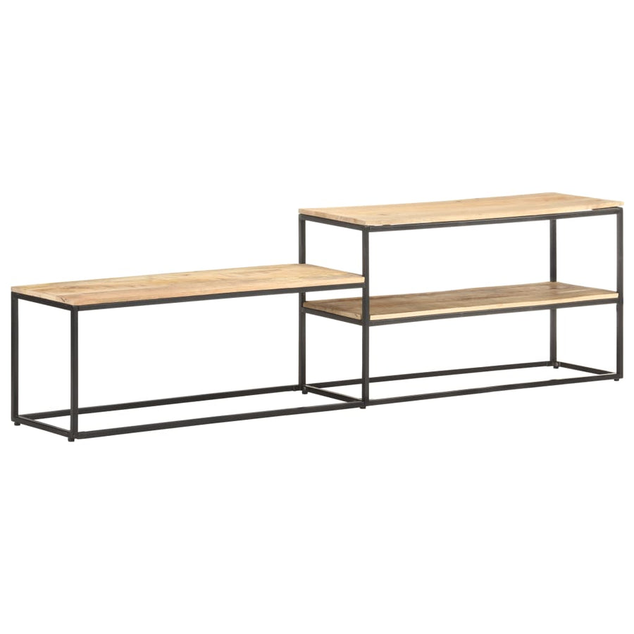 Tv-Meubel 80X30X50 Cm Ruw mangohout