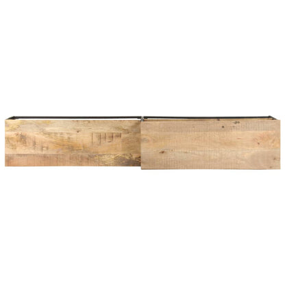 Tv-Meubel 80X30X50 Cm Ruw mangohout