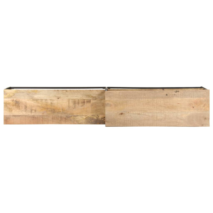 Tv-Meubel 80X30X50 Cm Ruw mangohout