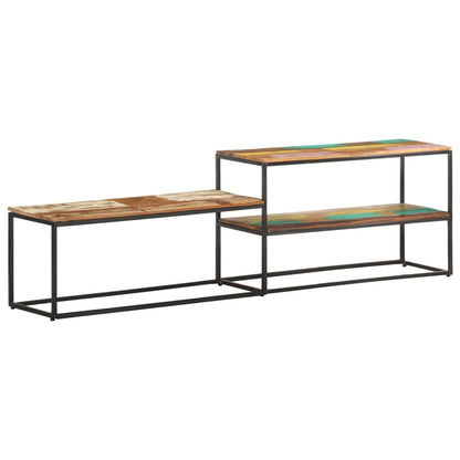 Tv-Meubel 80X30X50 Cm massief gerecycled hout