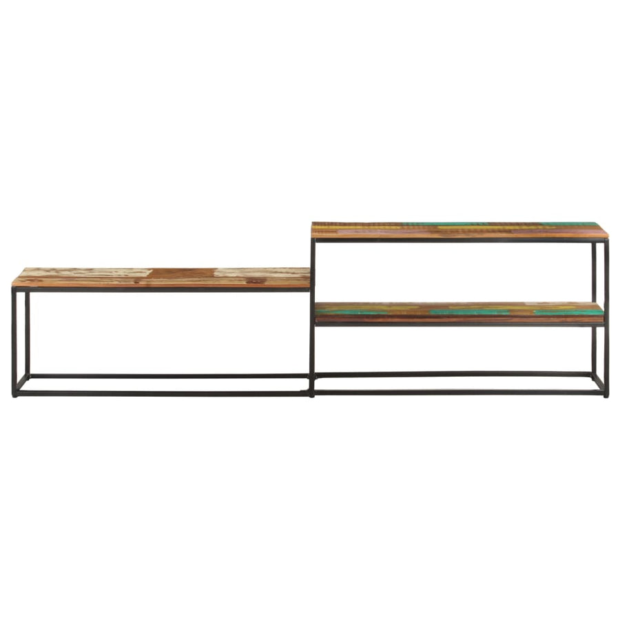 Tv-Meubel 80X30X50 Cm massief gerecycled hout