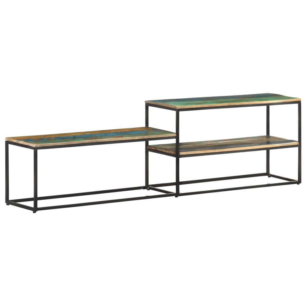 Tv-Meubel 80X30X50 Cm massief gerecycled hout