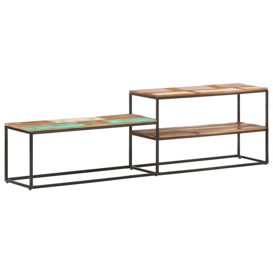Tv-Meubel 80X30X50 Cm massief gerecycled hout