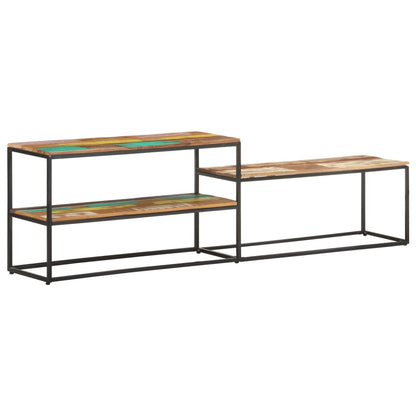 Tv-Meubel 80X30X50 Cm massief gerecycled hout