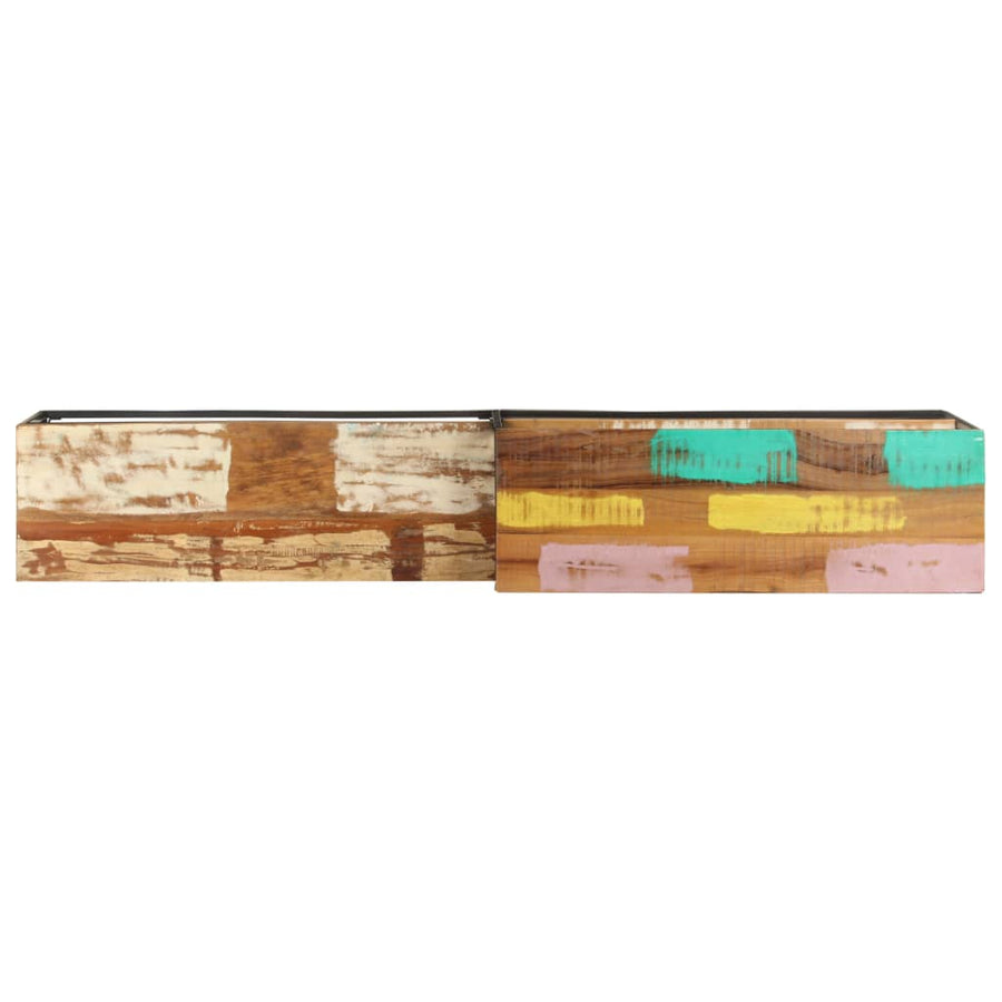 Tv-Meubel 80X30X50 Cm massief gerecycled hout