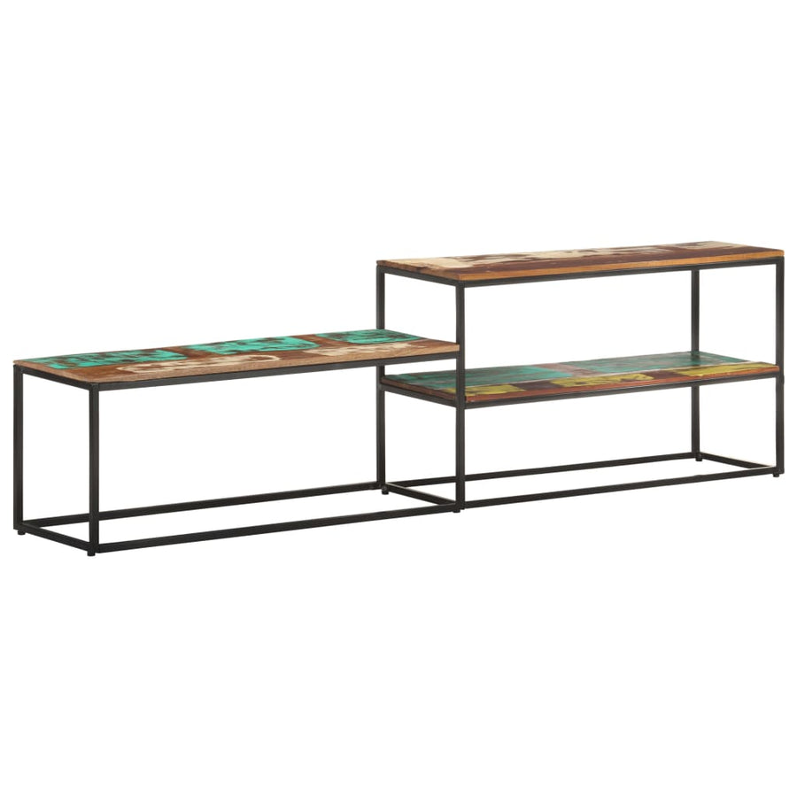 Tv-Meubel 80X30X50 Cm massief gerecycled hout