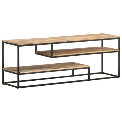 Tv-Meubel 130X30X45 Cm Ruw mangohout