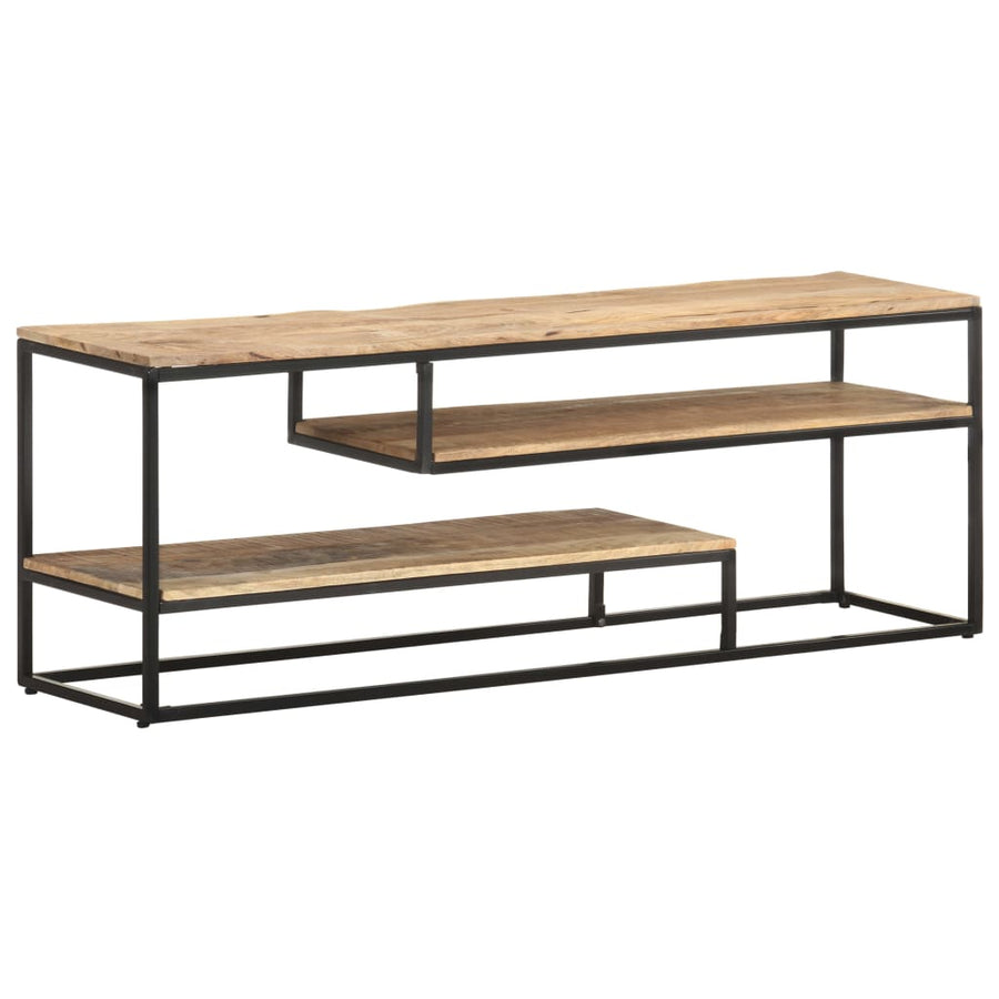Tv-Meubel 130X30X45 Cm Ruw mangohout