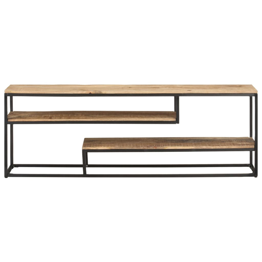 Tv-Meubel 130X30X45 Cm Ruw mangohout