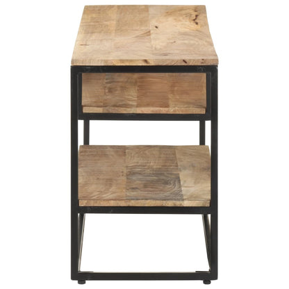 Tv-Meubel 130X30X45 Cm Ruw mangohout