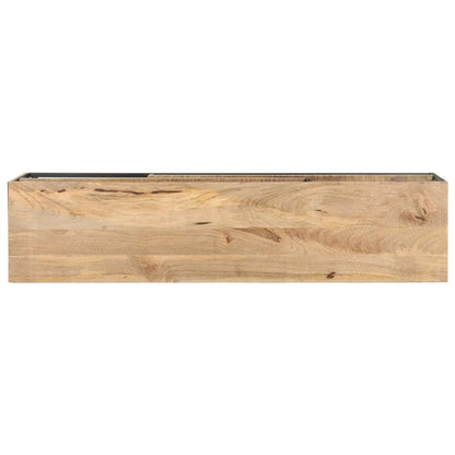 Tv-Meubel 130X30X45 Cm Ruw mangohout