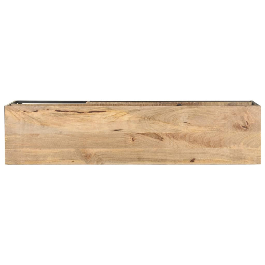 Tv-Meubel 130X30X45 Cm Ruw mangohout