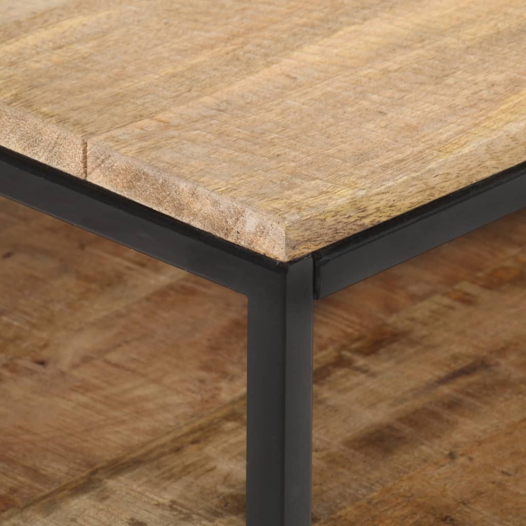 Tv-Meubel 130X30X45 Cm Ruw mangohout