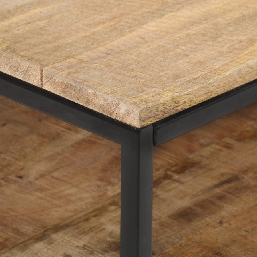 Tv-Meubel 130X30X45 Cm Ruw mangohout