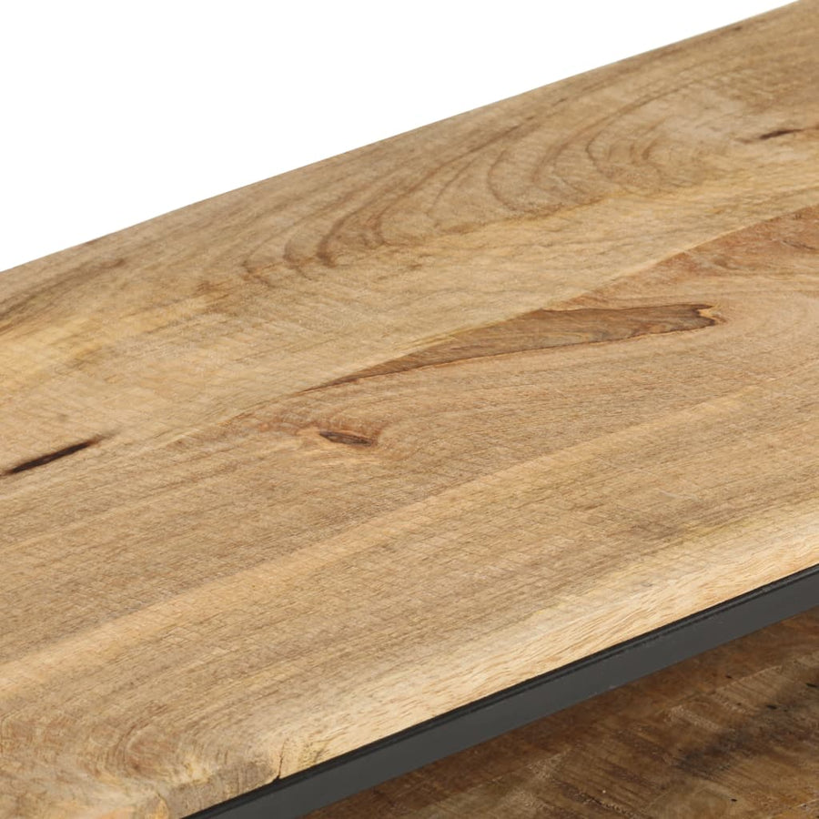 Tv-Meubel 130X30X45 Cm Ruw mangohout