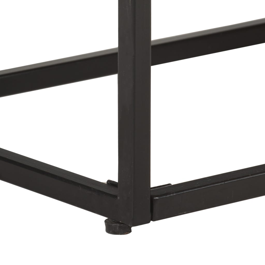 Tv-Meubel 130X30X45 Cm Ruw mangohout