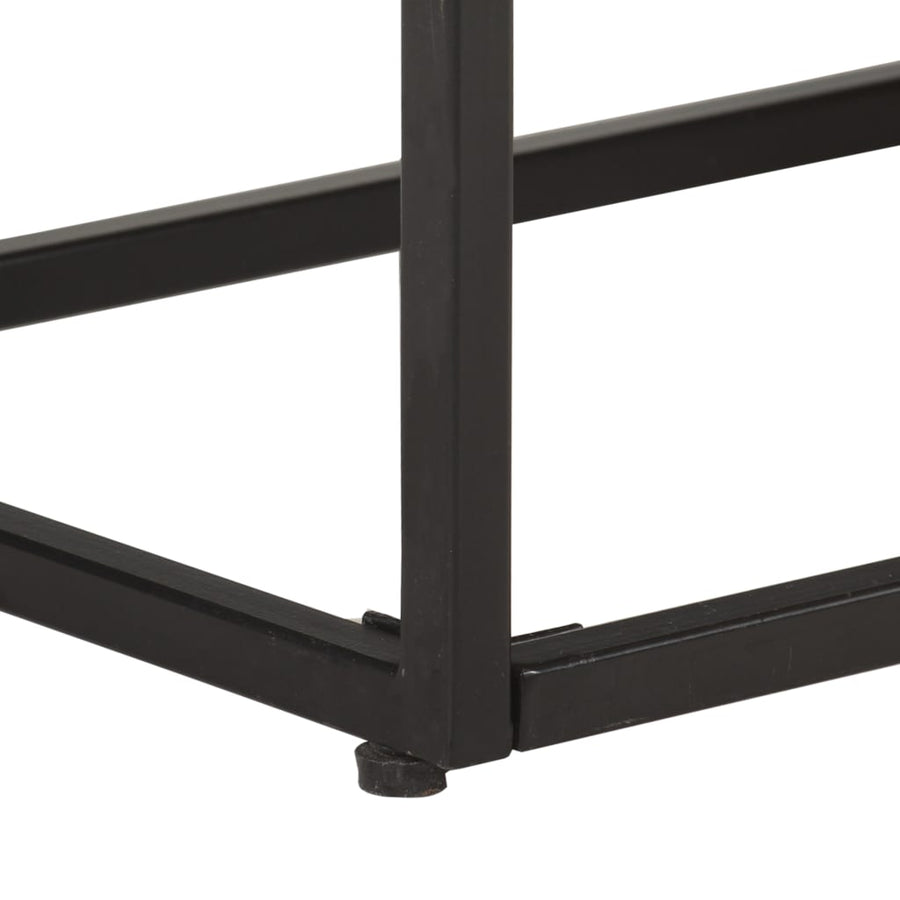 Tv-Meubel 130X30X45 Cm Ruw mangohout