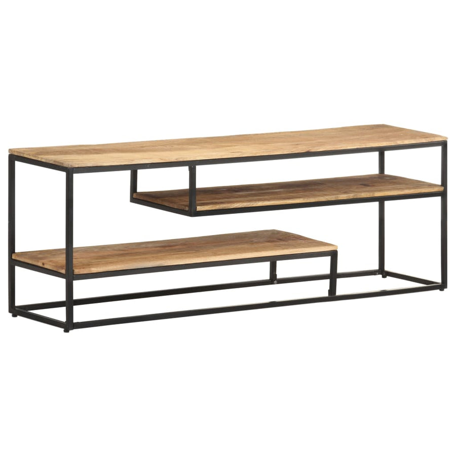 Tv-Meubel 130X30X45 Cm Ruw mangohout