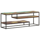TV Cabinet 130x30x45 cm Solid Reclaimed Wood