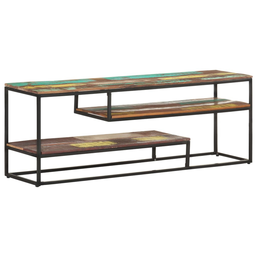 Tv-Meubel 130X30X45 Cm massief gerecycled hout