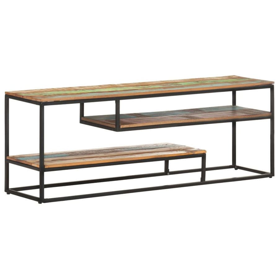 Tv-Meubel 130X30X45 Cm massief gerecycled hout