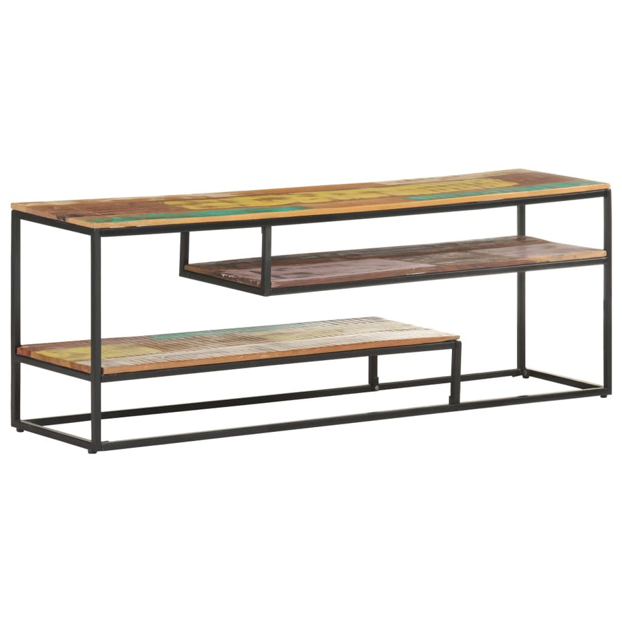 Tv-Meubel 130X30X45 Cm massief gerecycled hout