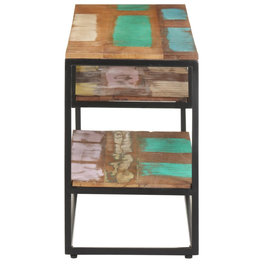 Tv-Meubel 130X30X45 Cm massief gerecycled hout