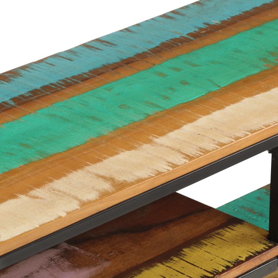 Tv-Meubel 130X30X45 Cm massief gerecycled hout