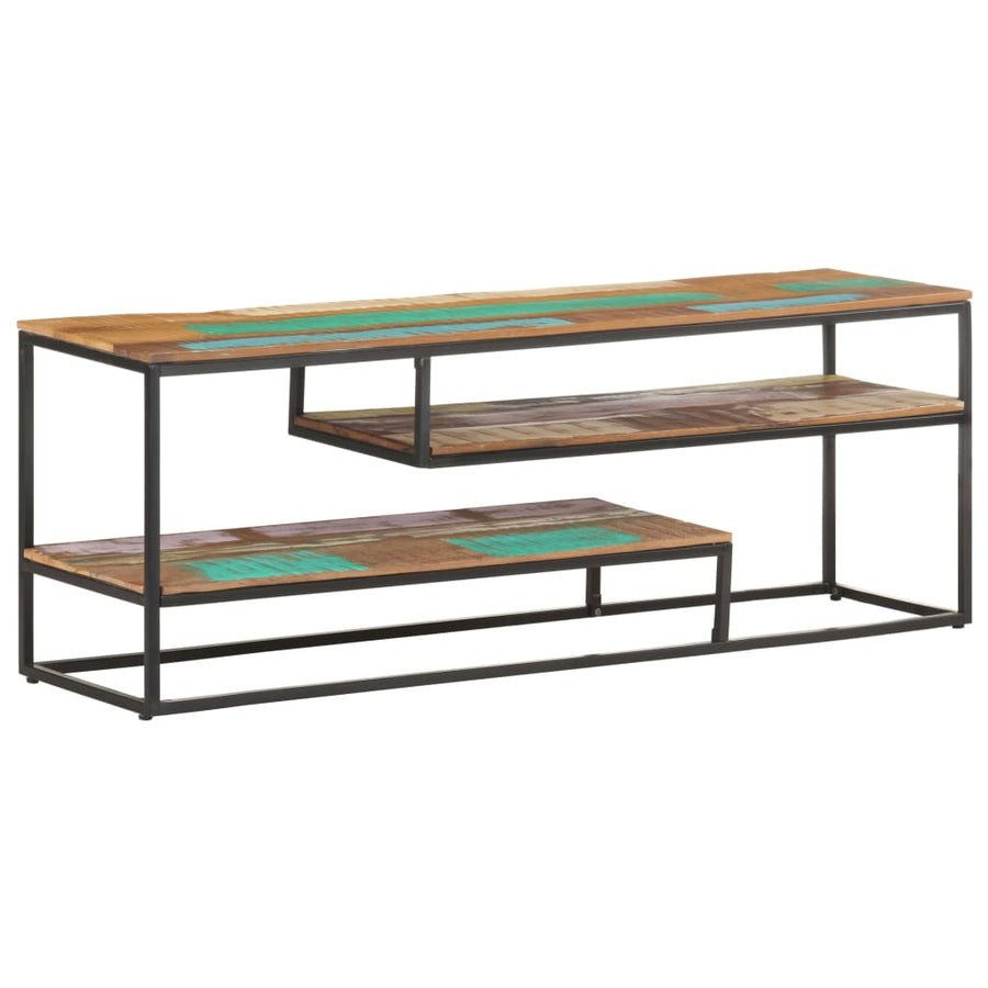 Tv-Meubel 130X30X45 Cm massief gerecycled hout