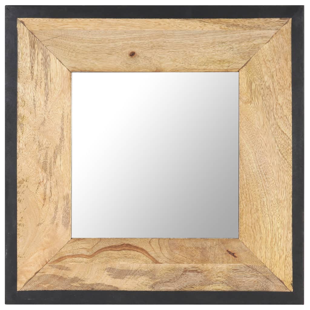 Spiegel Massief Mangohout 50 x 50 cm