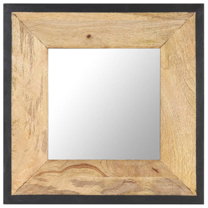 Spiegel Massief Mangohout 50 x 50 cm